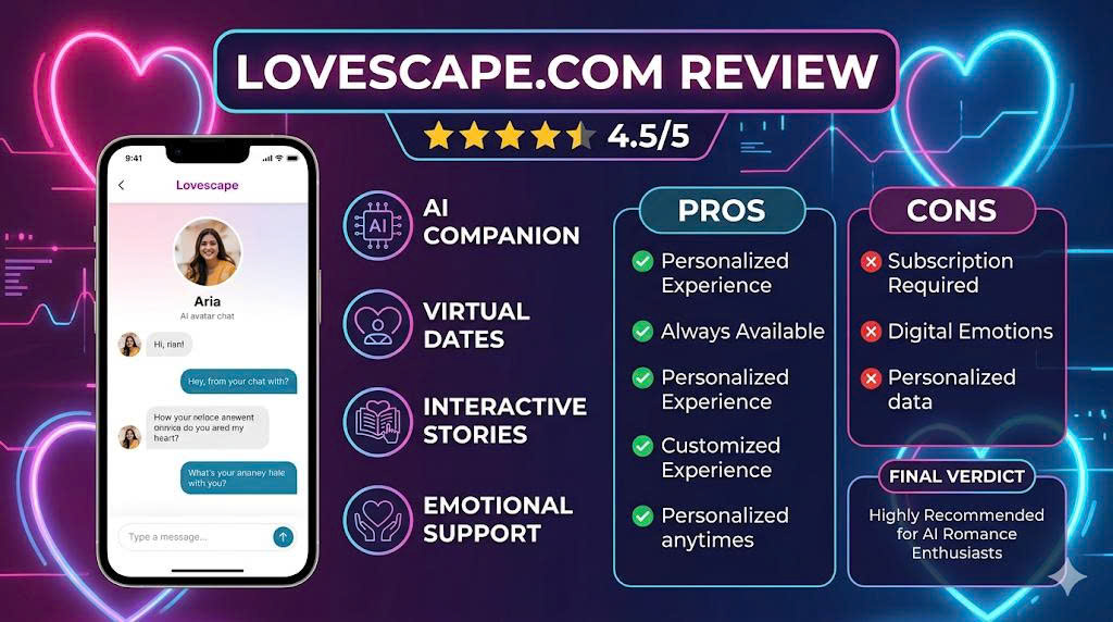 Lovescape AI Review: The Ultimate Platform for Virtual Companions & AI Creators